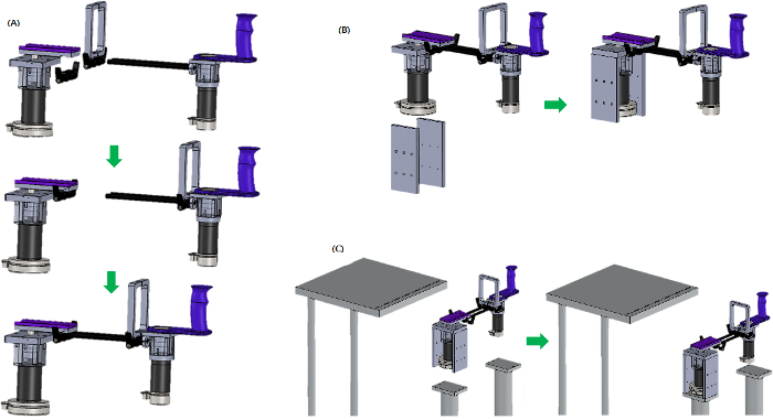 Mirror image movement enabler robot